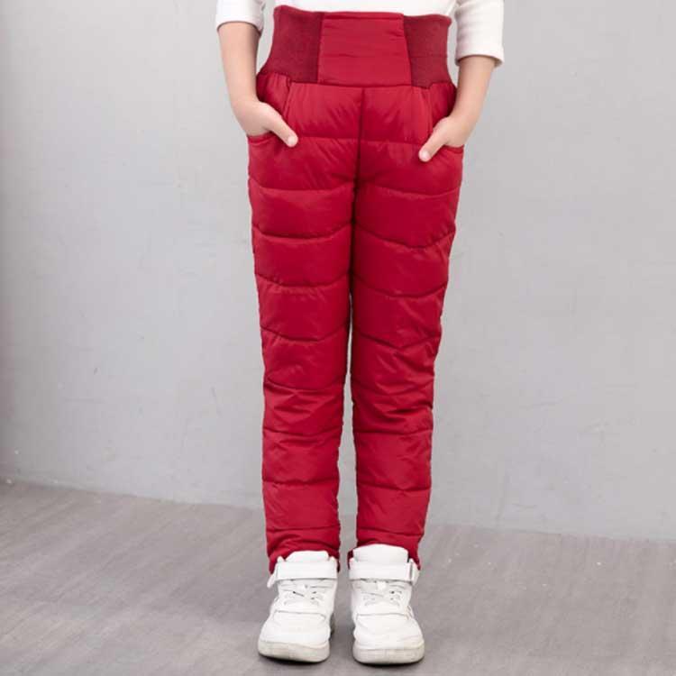 防寒パンツ 中綿パンツ 長ズボン 防風 暖パン 秋冬 軽量 子供服 キッズ 女の子 男の子 スリム ロングパンツ 厚手 極暖 防寒 防風 保温 ウエス