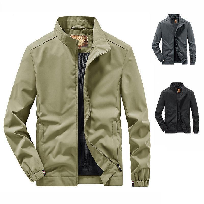 ゴルフウェア メンズ 春秋 防風 ゴルフジャケット ミリタリージャケット ブルゾン ウィンドブレーカー ..