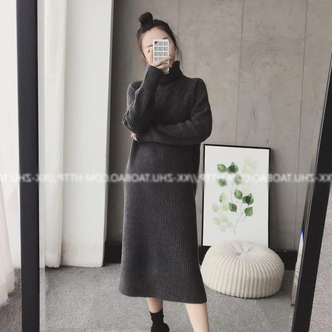 ワンピースニットワンピースタートル...