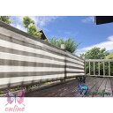 「スーパーSALE10%off」 ベランダバルコニー目隠しシェード サンシェードオーニング風通しも良いベランダ目隠しシート 300x90cm グレー?ホワイト