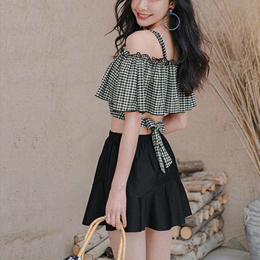 水着 夏レディース ビキニスカート3点セット