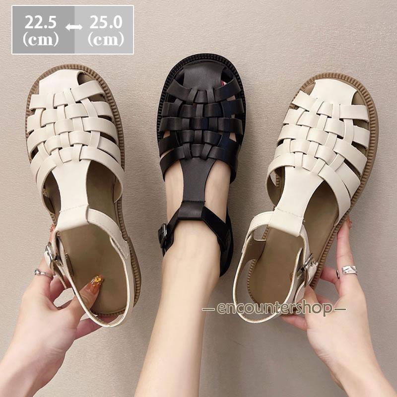 サンダル グルカサンダル レディース ビーチサンダル 厚底 編みデザイン フラットソール フラットサンダル スリッパ サンダル 合皮 楽ちん おしゃれ