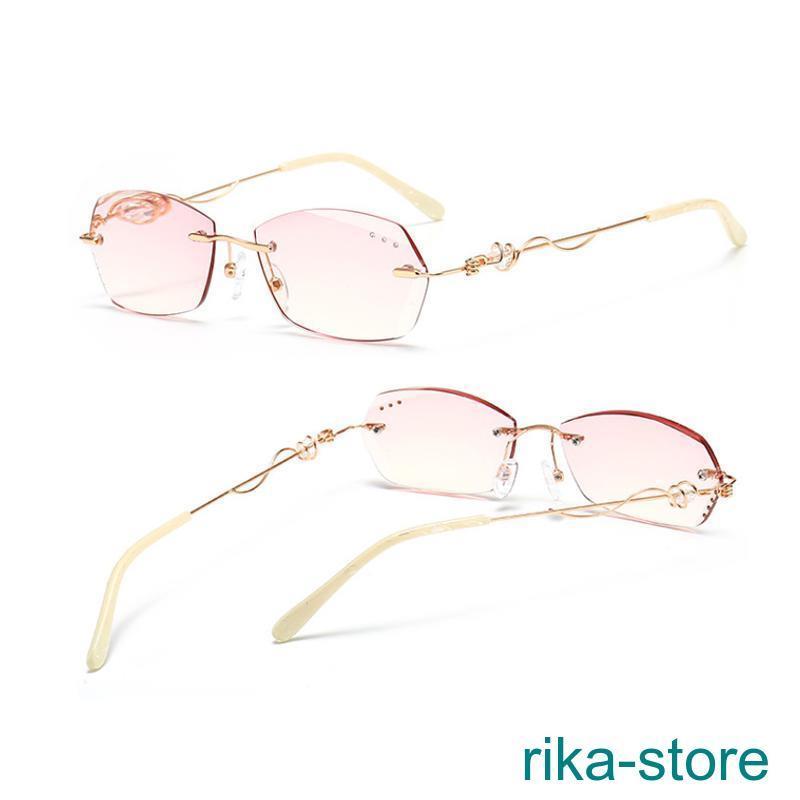 母の日 老眼鏡 おしゃれ 縁なし メンズ レディース 40代/50代 ブルーライトカット パソコン用メガネ 安い 軽量 超弾力性 男性 女性 シニアグラス