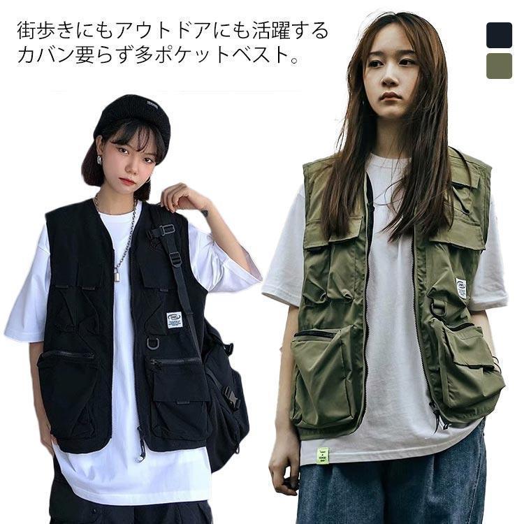 多機能 便利 多ポケット ベスト 作業着 レディース 機能性 釣り メンズ ポケット 収納 重ね着 キャンプ..