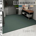 玄関マット 珪藻土 室内 屋外 ドアマット 無地 滑り止め 拭ける アスベスト不使用 大判 吸水 速乾 抗菌 泥落とし スタンダード 会社 店舗 業務用 エント...