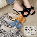 ミュール リボン ストラップ オープントゥ ミュールサンダル フラットヒール サンダル かかとなし 美脚 履きやすい 歩きやすい おしゃれ カジュアル 大人 夏用