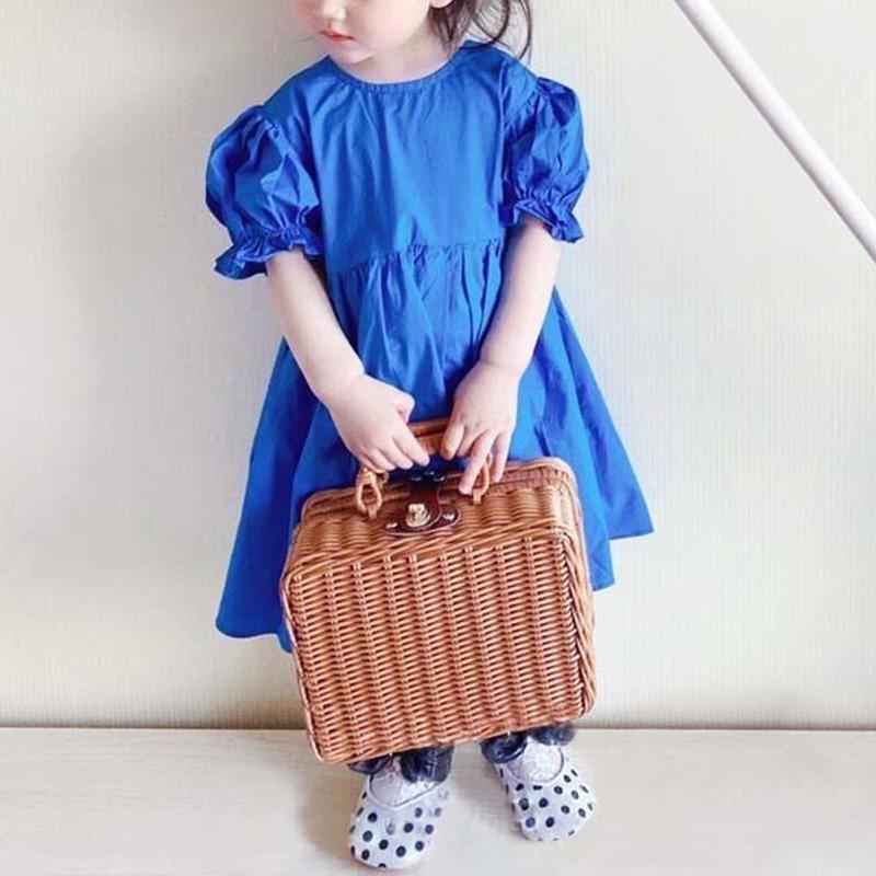 かごバッグ 子供 バスケット トランク 女の子 男の子 キッズ おしゃれ かわいい ナチュラル 韓国 小物..