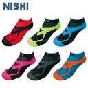 NISHI ニシ NISHI VV ホールド レーシングソックス N22-001 くるぶし丈 滑り止め ランニング トレーニング 送料無料
