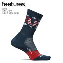Feetures 【 ELITE 】 MINI CREW ( LIGHT CUSHION ) LIMITED USA Navy ランニングソックス アメリカNo1ソックスブランド 靴下 ソックス ユニセックス ランニング ウォーキング ゴルフ くつずれ防止(4)