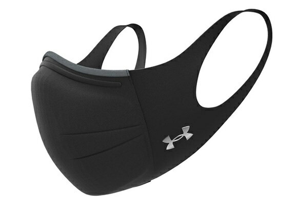 UNDER ARMOUR スポーツマスク フェザーウエイト MASK ブラック 夏向きマスク 軽量タイプ 立体縫製 国内正規品 交換不可 メール便送料無料 アスリート用マスク ブラック 1372228 アンダーアーマーマスク つけ心地GOOD 夏用