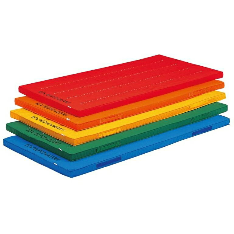 エバニュー カラーマット体操 スイム・体操 エコ・カラーマットすべり止付90×180×5 EKM006 オレンジ