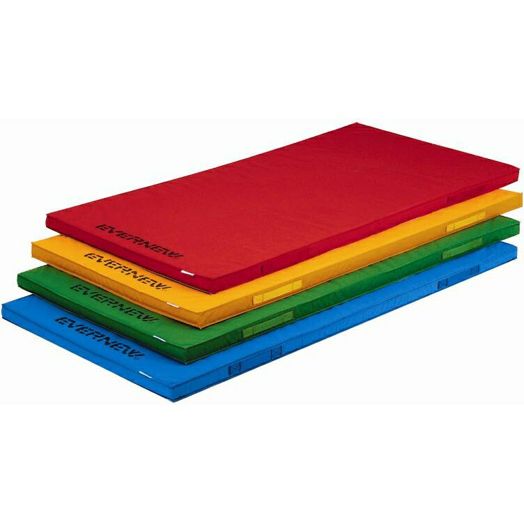 エバニュー 軽量カラー体操マット スイム・体操 軽量カラーマットすべり止付120×240×5 EKM079 緑