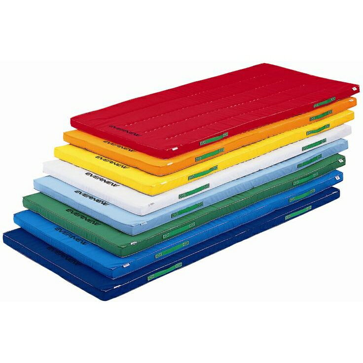 エバニュー カラーマット体操 スイム・体操 防ダニカラーペットマットすべり止付120×240×5 EKM082 緑