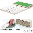 エバニュー 体操マット スイム・体操 6cm厚指導ライン入りマットすべり止付120×300×6 EKM403