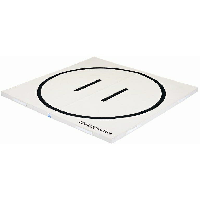 エバニュー 柔道用畳・土俵マット 抗菌土俵マットすべり止付180×180×5 EKM507