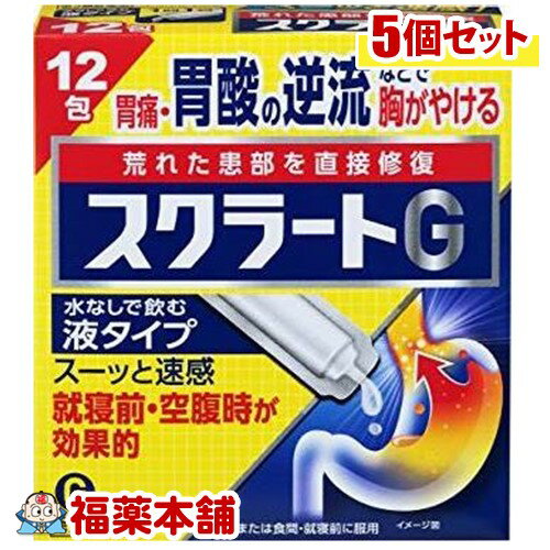 【第2類医薬品】スクラートG(12包)×5