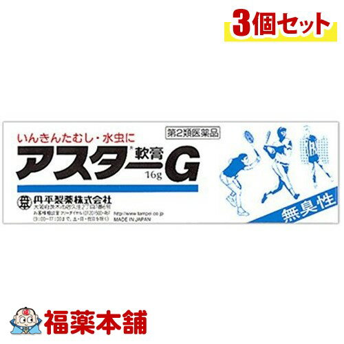 【第2類医薬品】アスターG軟膏(16g)×3個 [ゆうパケット送料無料]