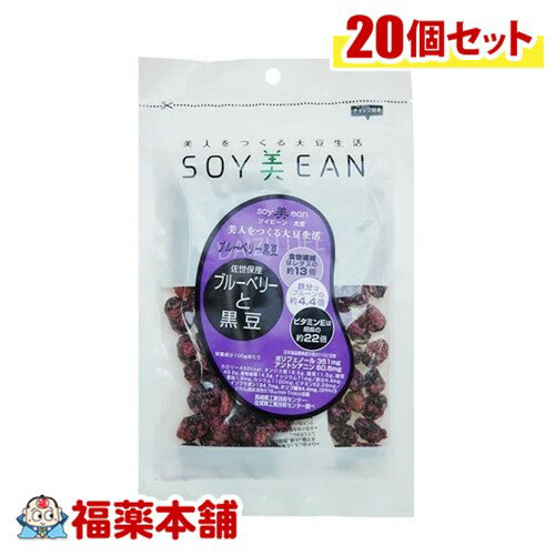 SOY美EAN ブルーベリーと黒豆68g×20個入 [宅配便・送料無料] 大豆 植物性たんぱく質 手軽に摂れる