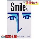 商品説明「スマイルA 16ml」は、さわやかなさし心地の目薬です。目が疲れたり、目が充血したり、そんな時にお使いください。主薬に、目の新陳代謝を促進するL-アスパラギン酸カリウムを配合。疲れ目や充血にすぐれた効果をあらわします。また、点眼すると、目にさわやかな清涼感がひろがります。医薬品。使用上の注意●相談すること1.次の人は使用前に医師又は薬剤師に相談してください。(1)医師の治療を受けている人。(2)本人又は家族がアレルギー体質の人。(3)薬によるアレルギー症状を起こしたことがある人。(4)次の症状のある人。はげしい目の痛み(5)次の診断を受けた人。緑内障2.次の場合は、直ちに使用を中止し、この文書を持って医師又は薬剤師に相談してください。(1)使用後、次の症状があらわれた場合皮ふ・・・発疹・発赤、かゆみ目・・・充血、かゆみ、はれ(2)目のかすみが改善されない場合(3)5-6日間使用しても症状がよくならない場合効能・効果目の疲れ、結膜充血、目瞼炎(まぶたのただれ)、目のかすみ(目やにの多いときなど)、目のかゆみ、眼病予防(水泳のあと、ほこりや汗が目に入ったときなど)、紫外線その他の光線による目炎(雪目など)、ハードコンタクトレンズを装着しているときの不快感用法・用量1日3-6回、1回1-3滴を点眼してください。*用法・用量に関連する注意(1)過度に使用すると、異常なまぶしさを感じたり、かえって充血を招くことがあります。(2)小児に使用させる場合には、保護者の指導監督のもとに使用させてください。(3)容器の先をまぶた、まつ毛に触れさせないでください。また、混濁したものは使用しないでください。(汚染や異物混入(目やにやホコリ等)の原因になります。(4)ソフトコンタクトレンズを装着したまま使用しないでください。(5)点眼用にのみ使用してください。成分・分量(100ml中)L-アスパラギン酸カリウム/1.0gアラントイン/0.1g塩酸ナファゾリン/0.003g*添加物として、ホウ酸、クエン酸、クエン酸Na、プロピレングリコール、クロロブタノール、d-ボルネオール、l-メントールを含む。保管および取扱い上の注意1.直射日光のあたらない涼しい所に密栓して保管してください。2.小児の手の届かない所に保管してください。3.他の容器に入れかえないでください。(誤用の原因になったり品質が変わります。)4.他の人と共用しないでください。5.使用期限(外箱及び容器に記載)の過ぎた製品は使用しないでください。広告文責株式会社福田薬局　薬剤師：福田晃