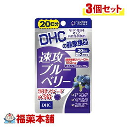 DHC 速攻ブルーベリー 20日分 40粒×3個 [ゆうパケット・送料無料]