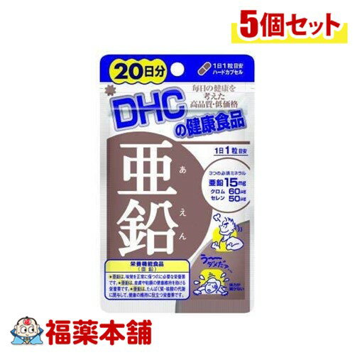 DHC 亜鉛 20日分 20粒×5個 [ゆうパケット・送料無料]