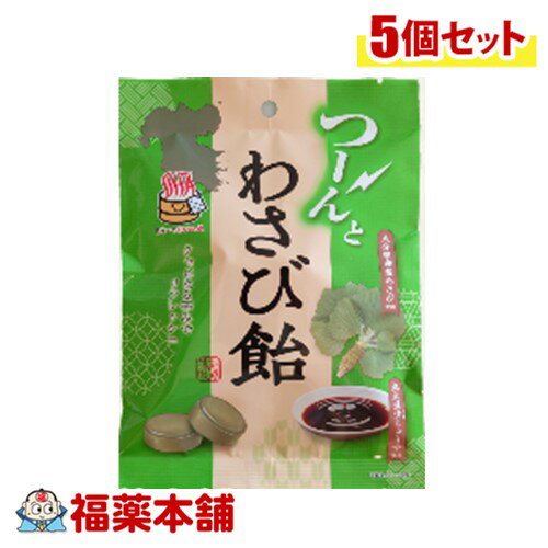 うすき製薬 つーんとわさび飴 63g×5個 [ゆうパケット・送料無料]
