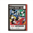【ディズニーミッキー】B5じゆうちょう(B) ミッキーマウス90th 621-1280-02