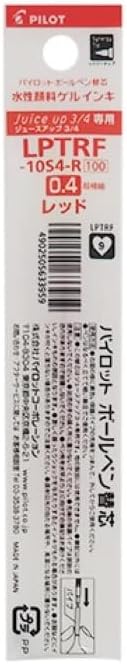 パイロット ジュースアップ3・4専用 ボールペン替芯 0.4mm レッド LPTRF-10S4-R × 3本セット