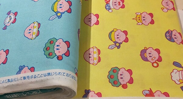 乐天商城 - 【10cm単位】星のカービィ　厚手オックス生地　日本製　綿100％