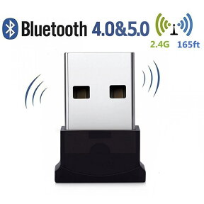 Bluetooth USBアダプタ5.0 4.0 Bluetooth ブルートゥース ワイヤレス 超小型 Windows 10/ 8.1/ 8/ 7/Vista/ XP apt-X対応
