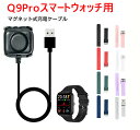 Q9pro スマートウォッチ バンド 受電ケーブル セット 交換用ベルト 幅20mm 交換カラーバンド バンド Q9 Q9pro 取替バンドセット お得セット