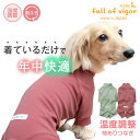 犬 服 夏 春 アウトラスト に代わる 機能素材 体温調整 温度調整 袖ありつなぎ ダックス 小型犬用 抜け毛対策 長袖 ロンパース保温 温度調節 チワワ トイプードル ミニチュアダックス ダックスフンド 秋 冬 カバーオール オールインワン