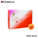 キャスコ キラスイート KIRAキャラ オレンジ 1ダース(12球入り) ゴルフボール kasco KIRA Sweet 10p