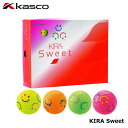キャスコ キラスイート フルキャラ 4色入り 1ダース(12球入り) ゴルフボール kasco KIRA Sweet 10p