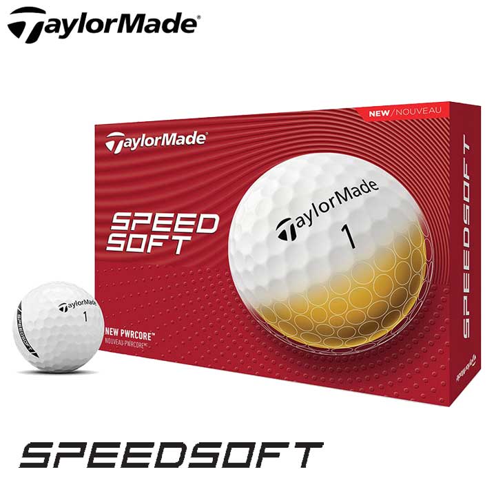 Other - テーラーメイド SPEEDSOFT ホワイト ゴルフボール 1ダース（12球入り） 日本正規品 TaylorMade スピードソフト