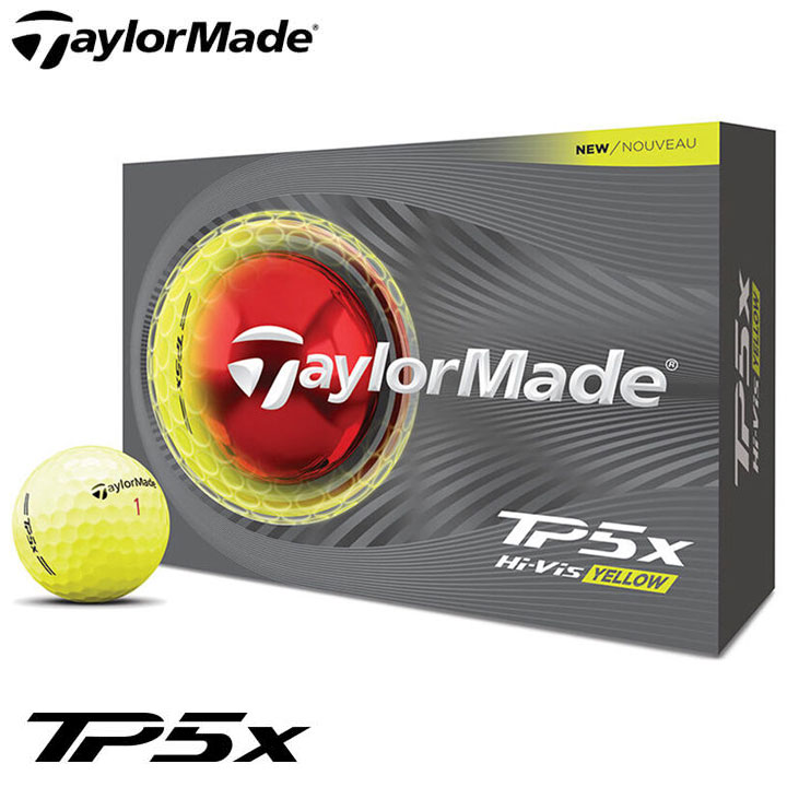 【2026モデル】テーラーメイド TM26 TP5x イエロー ゴルフボール 1ダース（12球入...