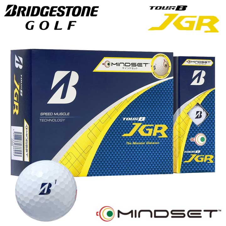 樂天商城 - ブリヂストン ツアーB JGR マインドセット ゴルフボール ホワイト 1ダース(12球入) 　BRIDGESTONE GOLF TOUR B JGR MINDSET J5WXM