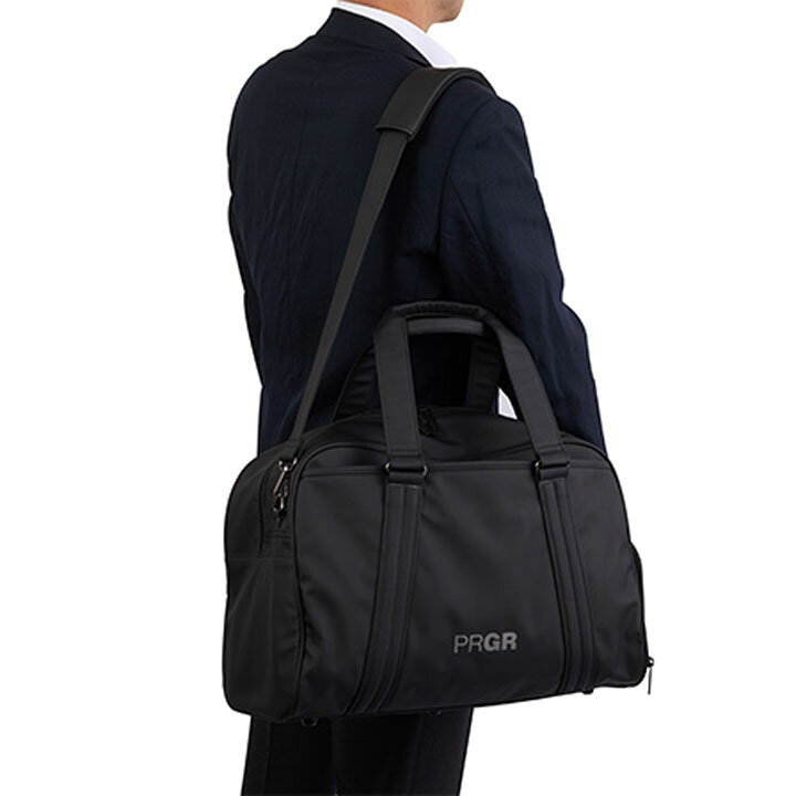 フルショット楽天市場店のプロギア PBB-112 ベーシックモデル ボストンバッグ ホワイト PRGR BASIC BOSTON BAG 20p｜アングル3