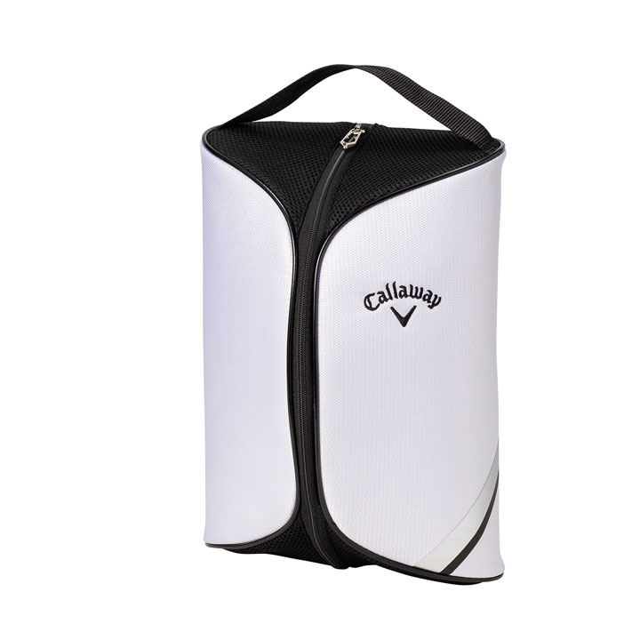 【2025モデル】キャロウェイ スポーツ シューズケース 25 JM ホワイト/シルバー(5925049) ゴルフ レジャー 普段使い 旅行 Callaway Sport SHOES CASE 20p