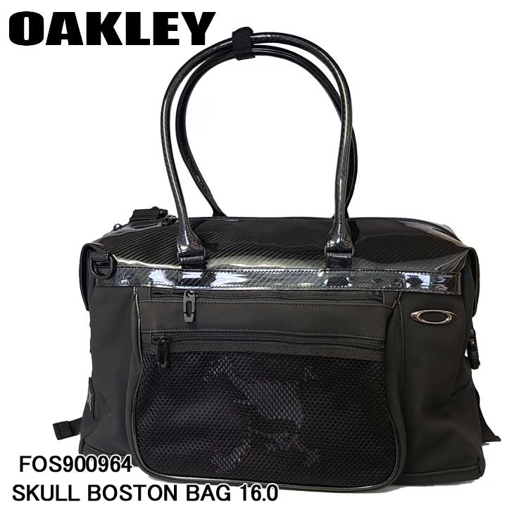 【2022モデル】オークリー FOS900964 スカル ボストンバッグ 16.0 AD ブラック カーボン(092) SKULL BOSTON BAG OAKLEY BLACK CARBON 25p