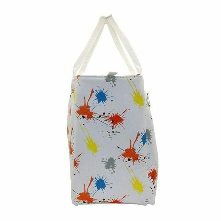 ブルーティーゴルフ BB-002 デニムペイントボストンバッグ ホワイト BOSTON BAG BL...