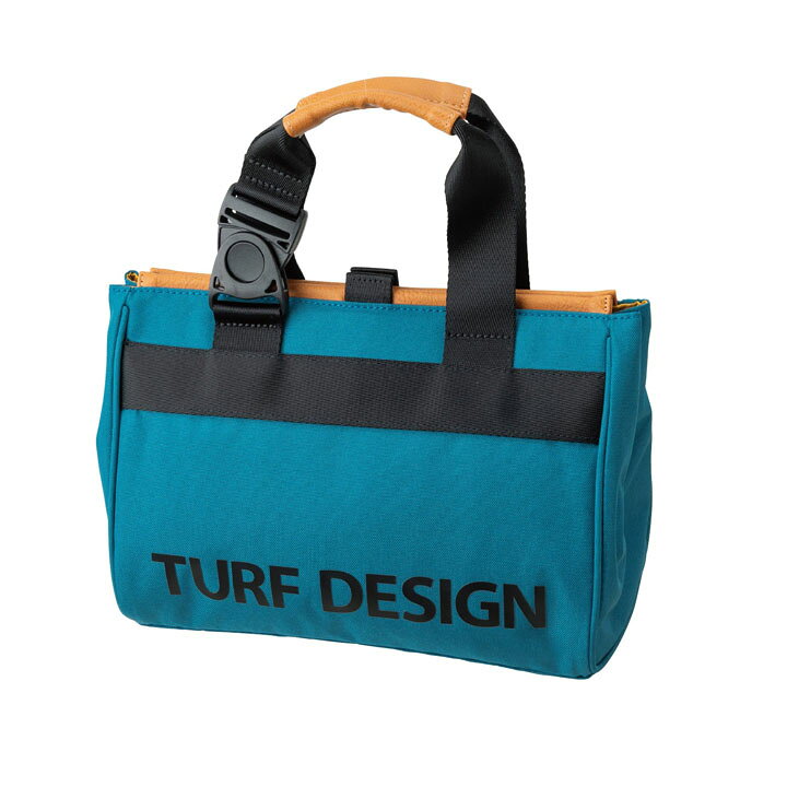 フルショット楽天市場店のターフデザイン TDMT-BE70 ミニトートバッグ ブルー TURF DESIGN 朝日ゴルフ｜アングル2