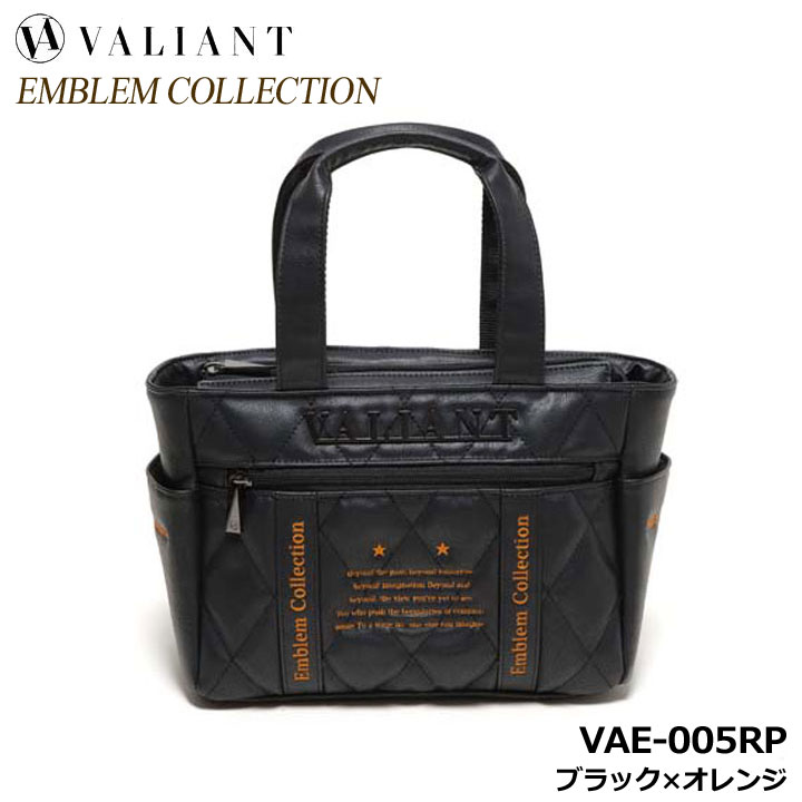 樂天商城 - シェリフの姉妹ブランド! ヴァリアント VAE-005RP エンブレムコレクション ラウンドバッグ ブラック×オレンジ 限定70個 カートバッグ ミニトート EMBLEM COLLECTION VALIANT