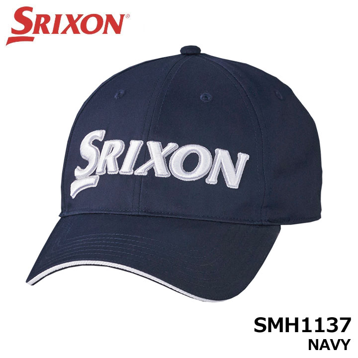 ダンロップ ダンロップ スリクソン SMH1137 キャップ ゴルフ帽子 ネイビー NAVY SRIXON DUNLOP 10p