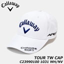 キャロウェイ C23990100 ツアーキャップ 1031(WHNV) JM 23 帽子 吸水速乾スベリ CALLAWAY TOUR TW CAP 23 JM MENS 20p