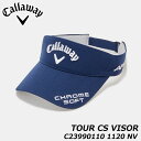 LEFC C23990110 cA[CSoCU[ 1120(NV) ToCU[ Xq zXx TOUR CS VISOR 23 JM Callaway 20p