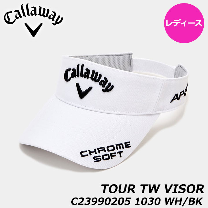 yfB[XzLEFC C23990205 cA[TWoCU[ 1030(WH/BK) ToCU[ Xq zXx TOUR TW VISOR WM 23 JM (WOMENS) Callaway