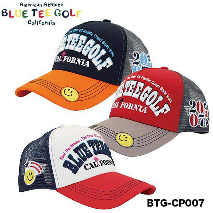 ブルーティーゴルフ BTGロゴメッシュキャップ【BTG-CP007】 BLUE TEE GOLF 10p