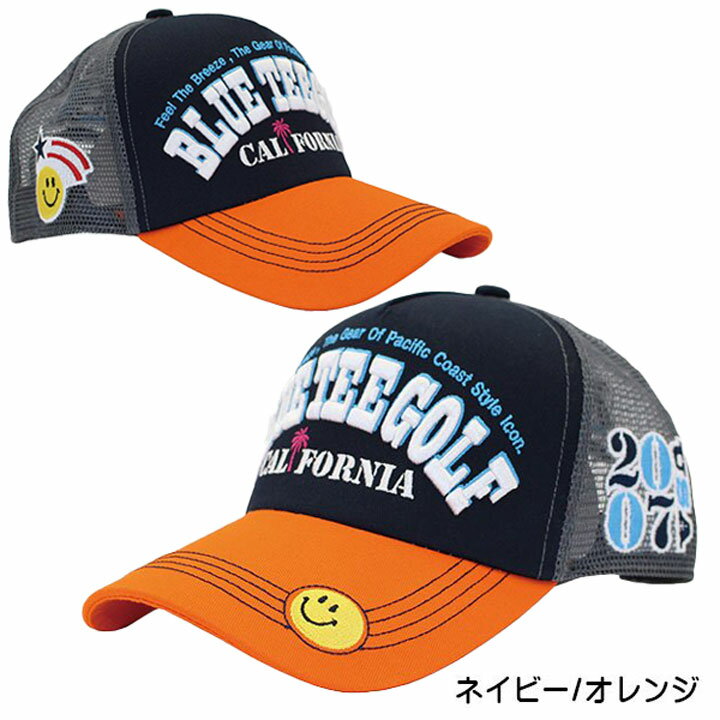 ブルーティーゴルフ BTGロゴメッシュキャップ【BTG-CP007】 BLUE TEE GOLF 10p