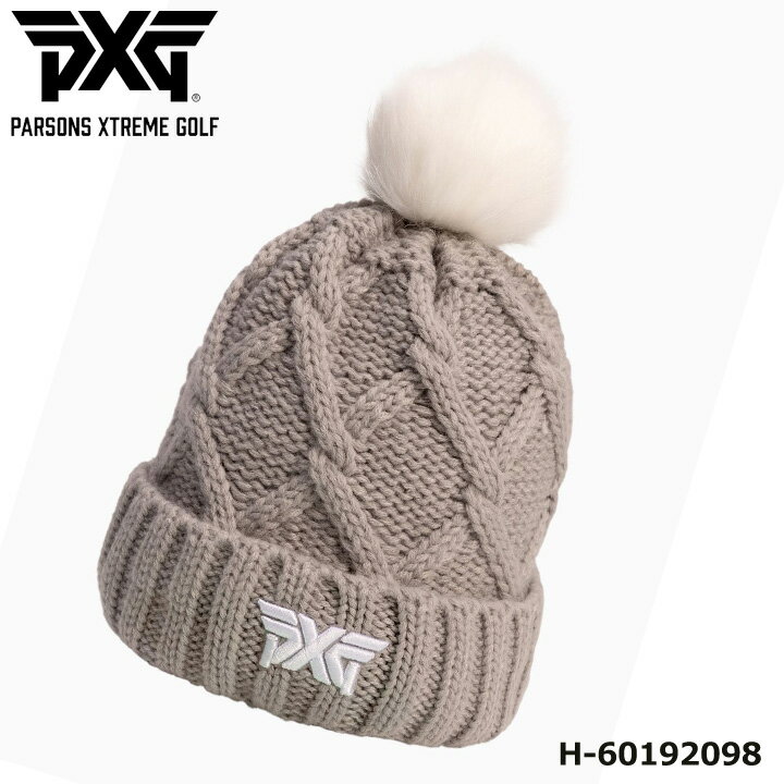 ピーエックスジー H-60192098 ニット リュクス コージー ポム ビーニーPXG Knit Lux Cozy Knit Cuff Beanie with Pom